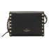 Mini Rockstud Flap, &pound;595, Handbags, Black, Leather, Back view